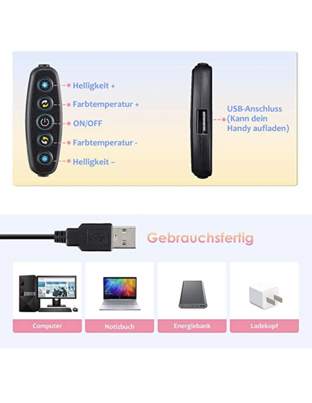 Halo Led Spotlight 5 Temperaturas