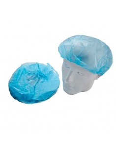 Pack 100 Gorros Desechables Azules 2