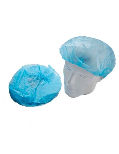 Pack 100 Blue Disposable Caps