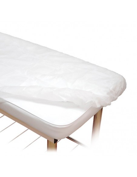 Sábanas Ajustables de Tela Blanca 10 und