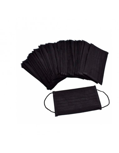 Hygienic Masks Black 50 und