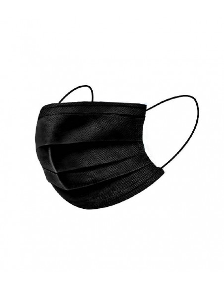 Máscaras de higiene Preto 50 und