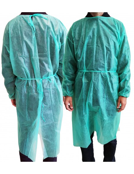 Polypropylene Gown Green 10und