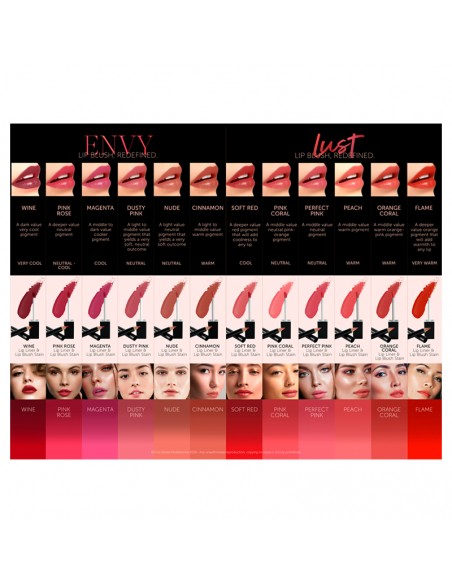 Color Chart Tina Davies Set Envy-Lust