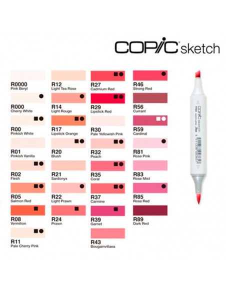 copy of Copic Sketch Set Skin 6 und