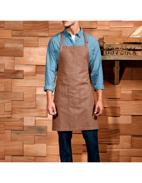 Delantal Denim Orgánico Brown