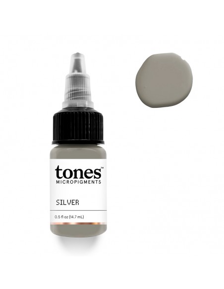 Tones Micropigments Silver 15 ml