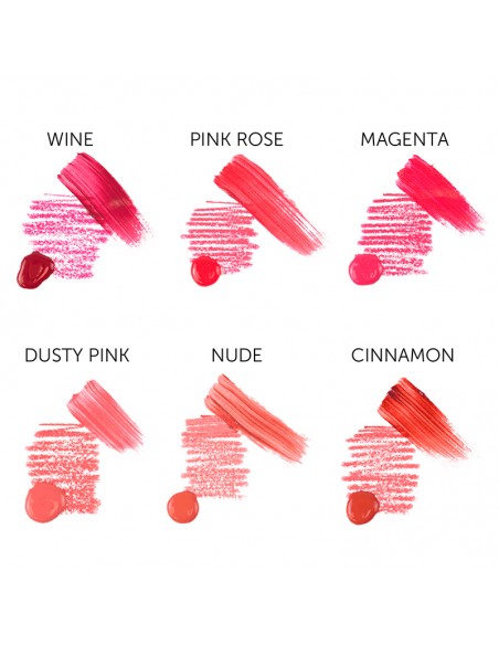 Pack 6 Tina Davies Lipsticks Set Envy