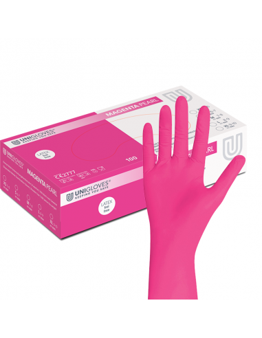 Nitrile Magenta Unigloves 100 und