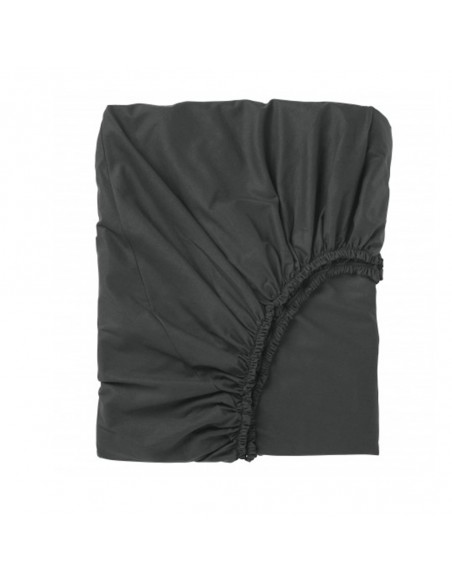 Black Fabric Fitted Bed Sheets 10und