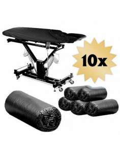 Black Plastic Folhas Ajustáveis Pack 10und