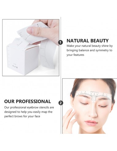 Disposable Eyebrow Design Sticker Rolls
