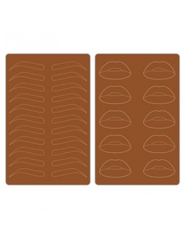 Synthetic Leather Double Sided Dark Skin