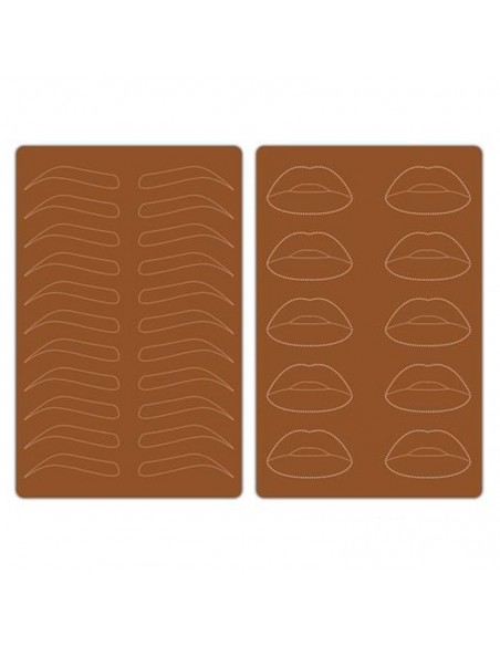 Synthetic Leather Double Sided Dark Skin