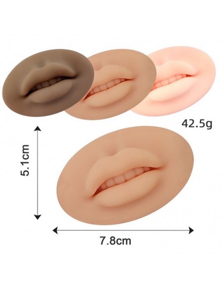 3D Pele de Lábios Sintética de Silicone