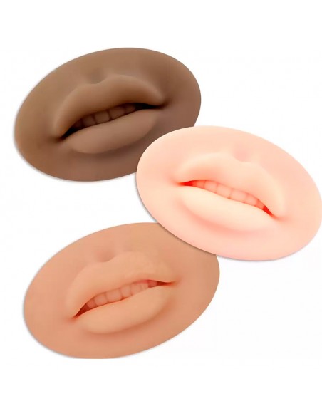 Synthetic 3D Silicone Lip Lip Skin