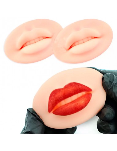 Synthetic 3D Silicone Lip Lip Skin