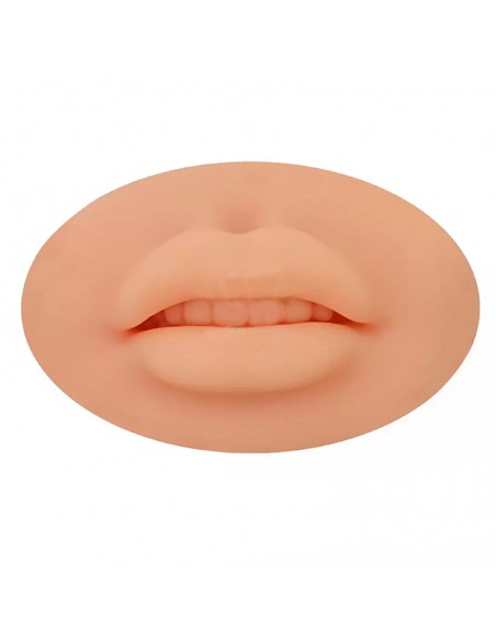Piel Sintética Labio Silicona 3D