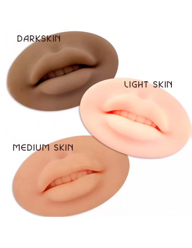 Synthetic 3D Silicone Lip Lip Skin