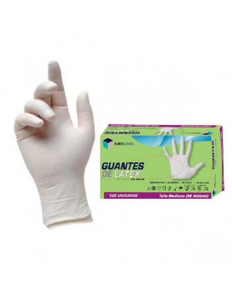 White Latex Powder Free Gloves