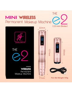SOULNOVA New E2 Mini Wireless Permanent Makeup Pen 2.5 2