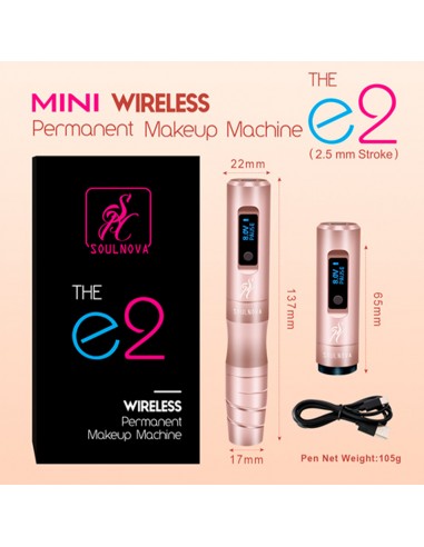 SOULNOVA New E2 Mini Wireless Permanent Makeup...