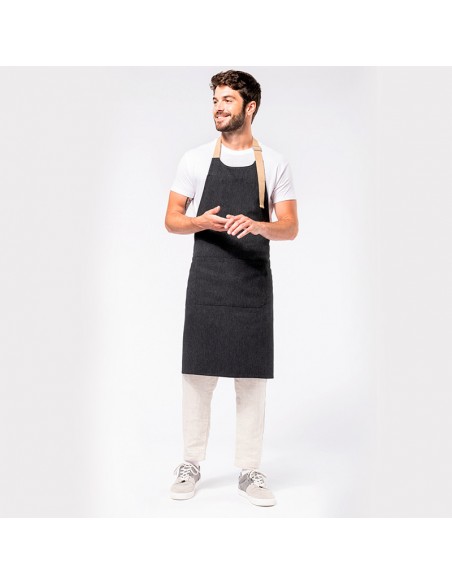 Delantal Ecorresponsable 100% Reciclado - Carbon