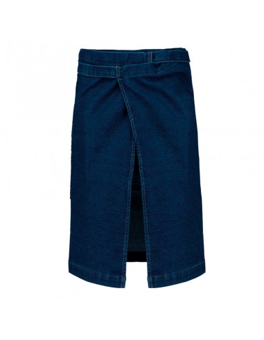 Faldón Largo con Bolsillos Denim