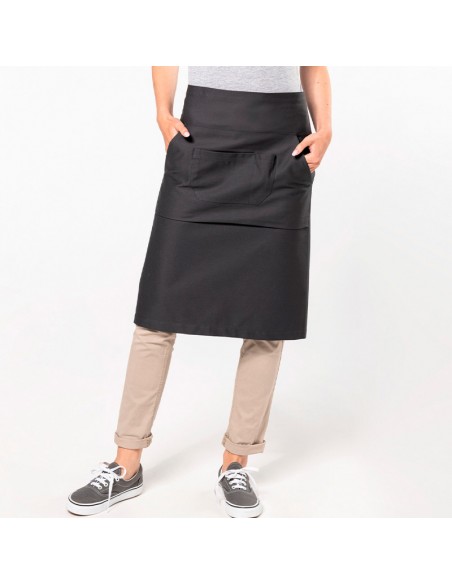 Faldón Largo con Bolsillos Denim
