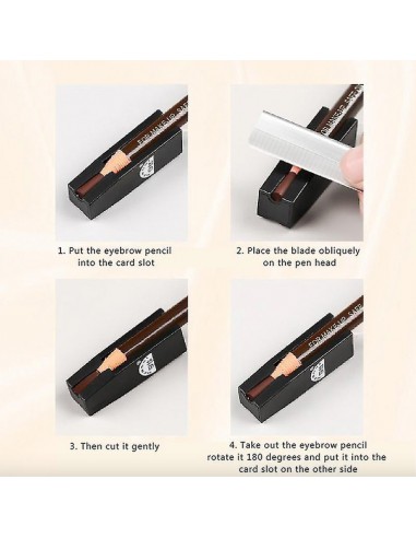 Mini Black Pencil Sharpener for PMU