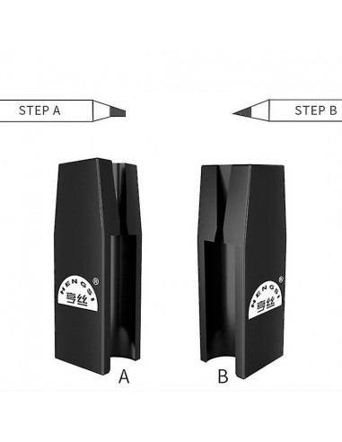 Mini Black Pencil Sharpener for PMU