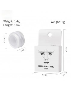 Hilo Diseño Cejas Blanco 10 metros