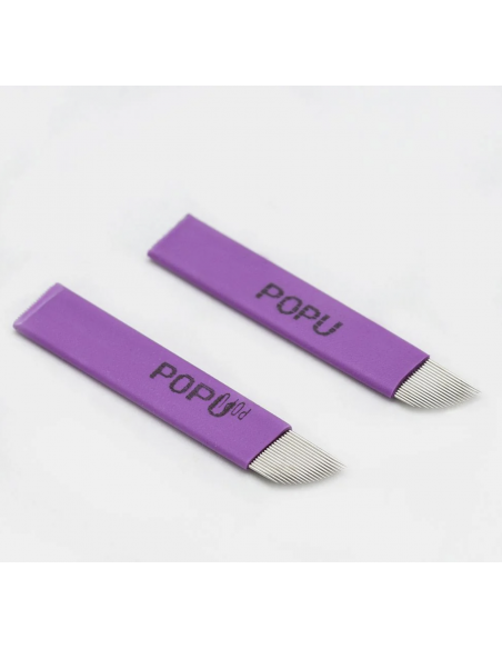 Pack 5 Agujas Microblading Moradas