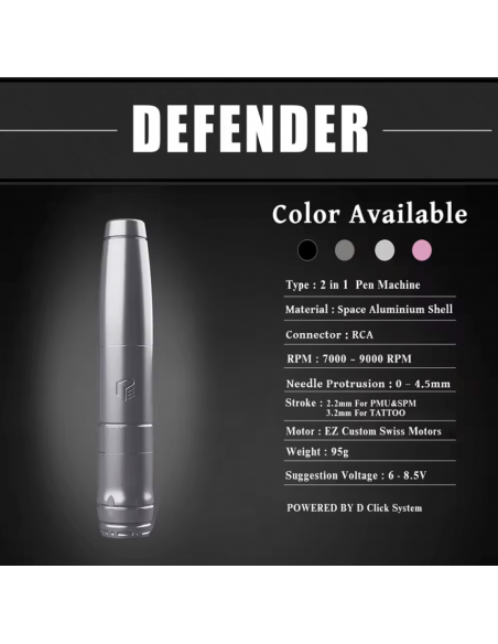 Máquina Defender 2 en 1 Matte Pink
