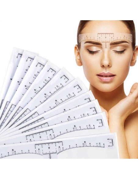 Pack 12 Adhesive Templates for Eyebrows