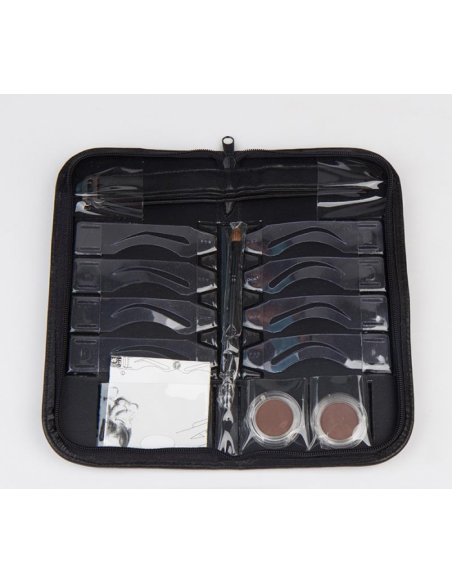 Stencil Case with Makeup