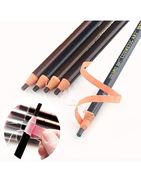 Conjunto de 4 Lápis para Sobrancelhas