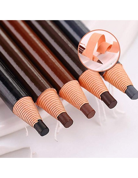 Conjunto de 4 Lápis para Sobrancelhas