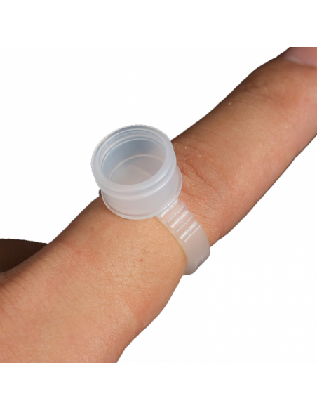 Anel de tampa transparente Premium 10und