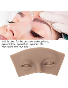 Piel Sintética 5D para Prácticas Eyeliner y Cejas 2