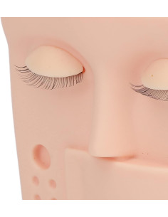 Piel sintética 3D con pestañas para Prácticas Cejas y Ojos 2