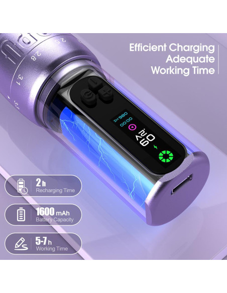 Diva Popu Shadow Wireless Machine - Adjustable Stroke from 2.0 to 3.5 mm