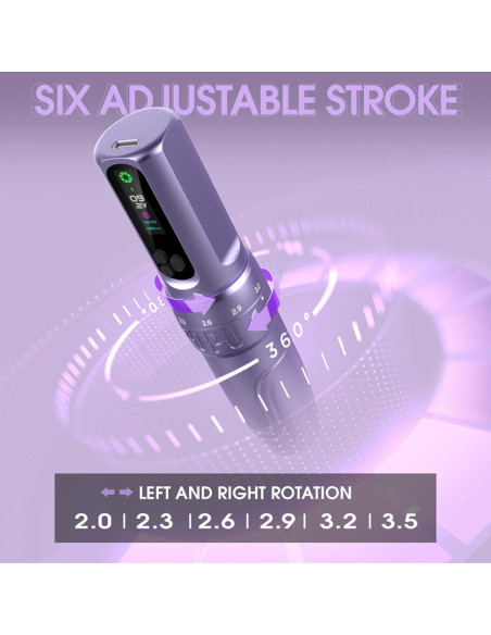 Máquina Inalámbrica Diva Popu Shadow - Stroke Ajustable de 2.0 a 3.5 mm