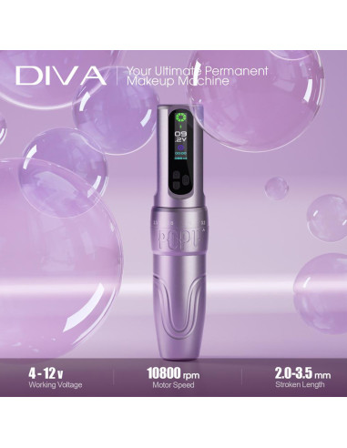 Diva Popu Seraph Cordless Machine - Adjustable...