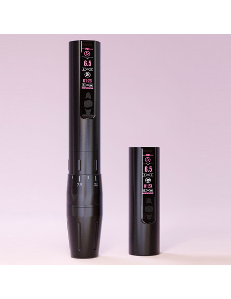 Máquina sem fios AVA Soulnova Flora E5 Black - Curso ajustável de 2,0 a 3.2mm