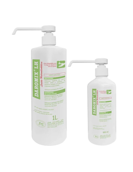 DAROMIX LH, Loção anti-séptica hidroalcoólica para a pele