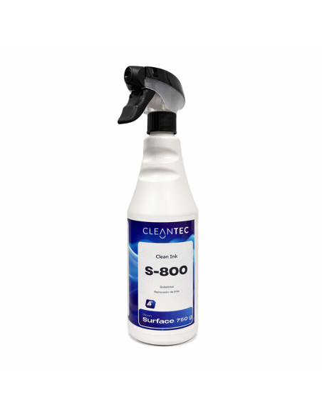 Clean Ink Cleaner S-800 750ml - Quitatintas Professional for PMU Booths