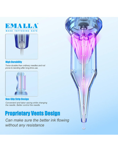 EMALLA ELIOT Round Liner Cartridges 20 pcs