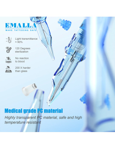 EMALLA ELIOT Round Liner Cartridges 20 pcs