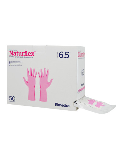 Luva Latex Estéril 100und Naturflex